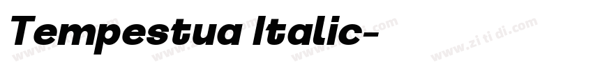 Tempestua Italic字体转换 Tempestua Italic字体转换